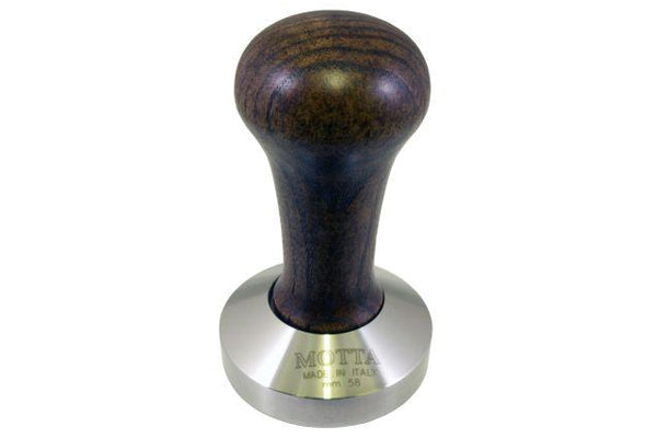 Motta 58mm Flat Bottom Wood And Metal Tamper